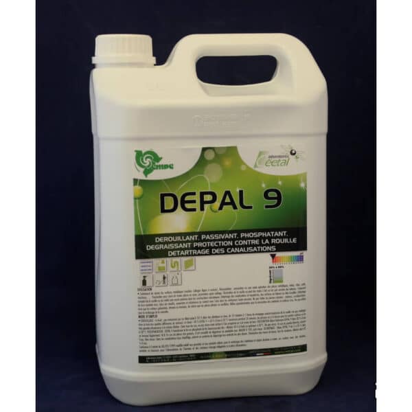 DEPAL 9 (5 LITRES) ACIDE NETTOYANT - PROTECTION