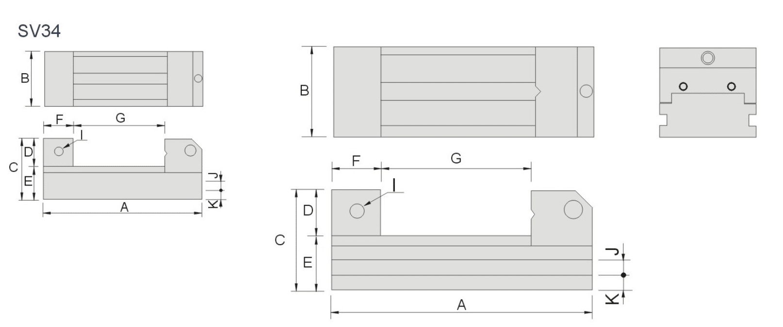 Étau de fabrication d'outils de très haute précision SV réf.752830