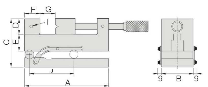 Étau sinus SV Tool Maker réf.752950 (1)
