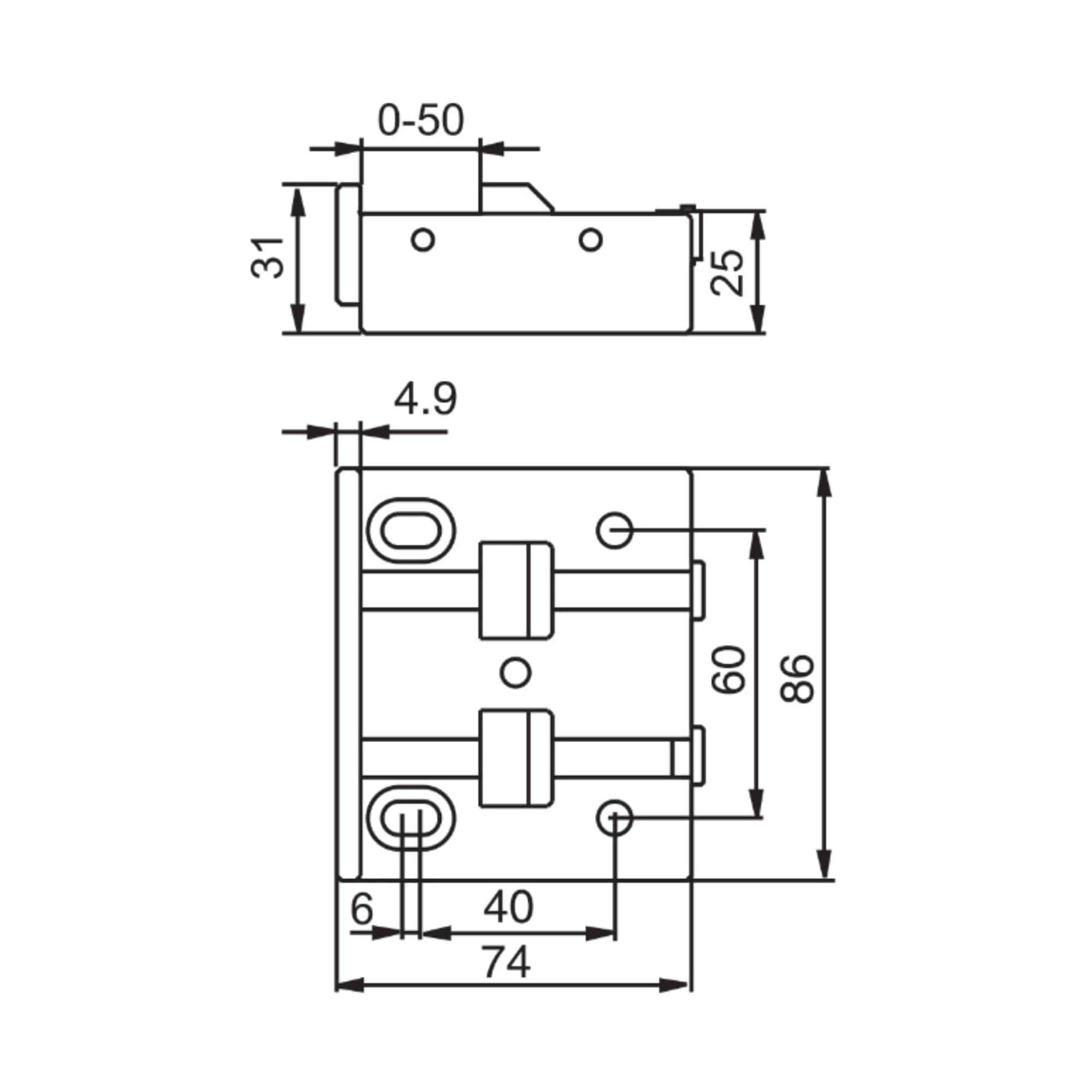 3R Vertical vice W=1-50 mm RS (Réf3R-294