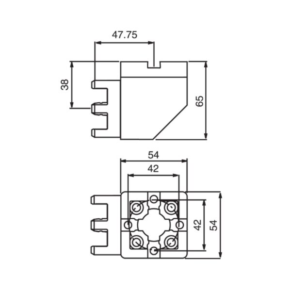 3R-652.9 Adaptateur de mandrin manuel 90° – Image 2