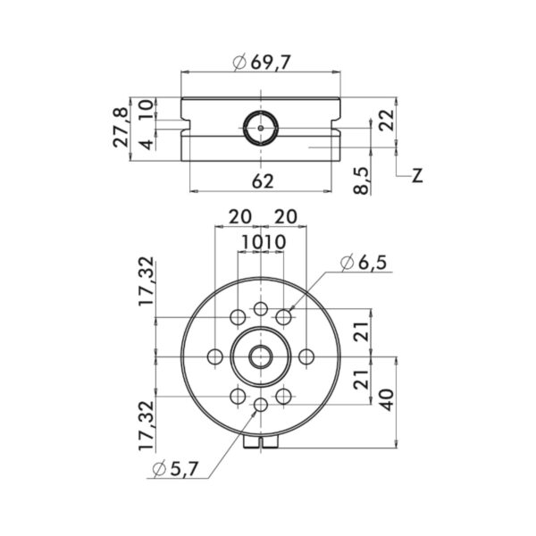 3R PALETTE GPS ACIER POUR AUTOMATISATION (réf:C695270) – Image 2