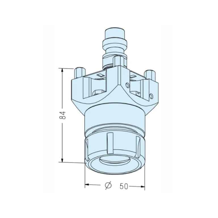 ER-008566 Porte électrode 50 à pince de serrage