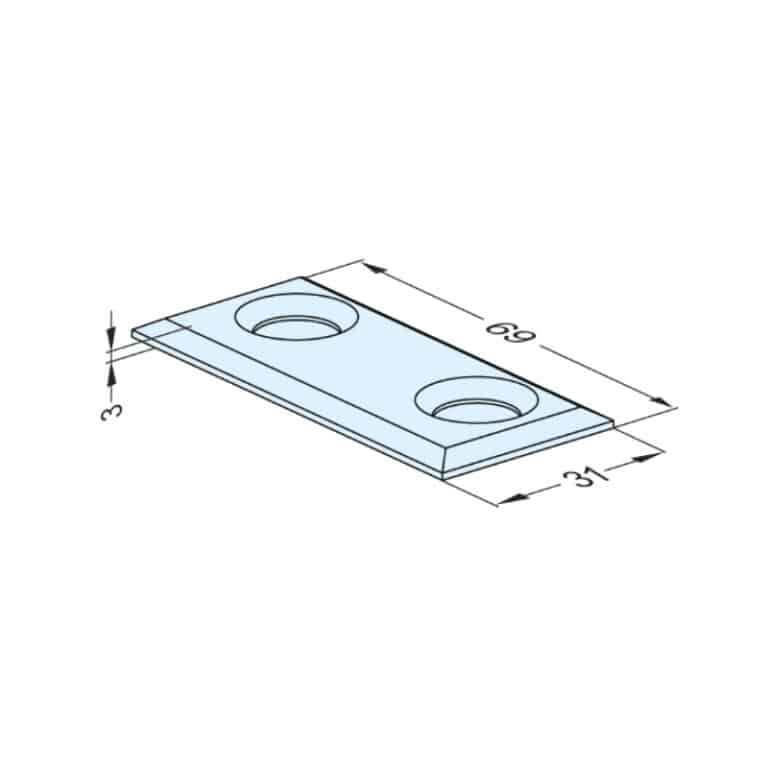 ER-173668 - Plaque d'appui Z-0 49 mm
