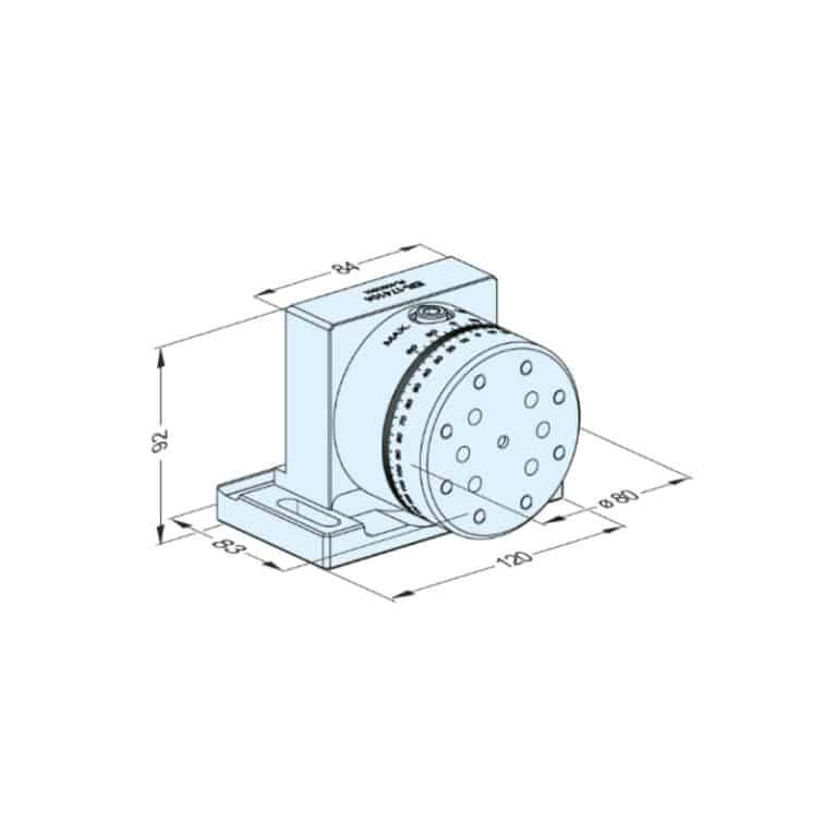 ER-174104 Table d'indexation angulaire 80 WEDM